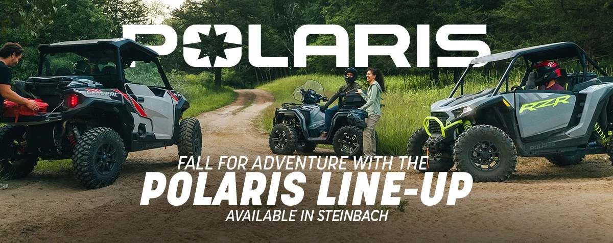 Fall for adventure with the Polaris line-up—available in Brandon