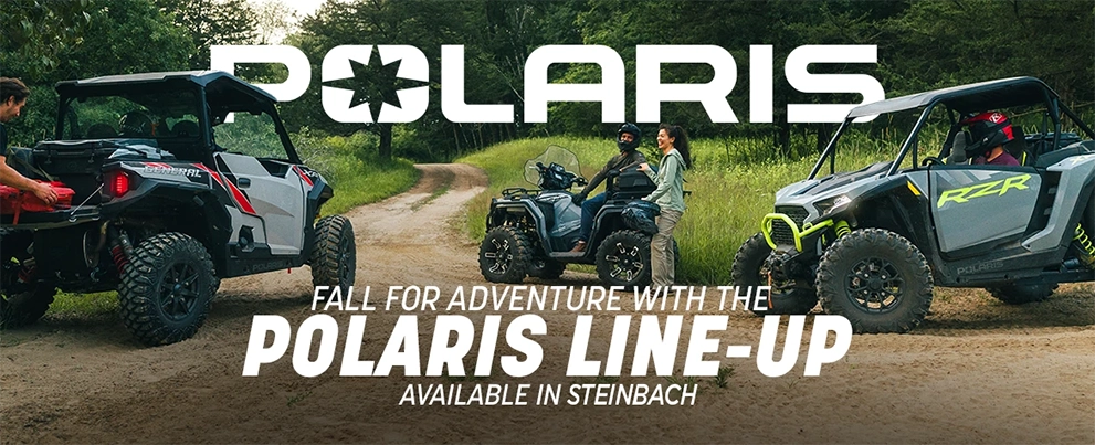 Fall for adventure with the Polaris line-up—available in Brandon
